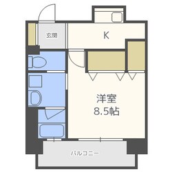 アーバネックス南堀江の物件間取画像